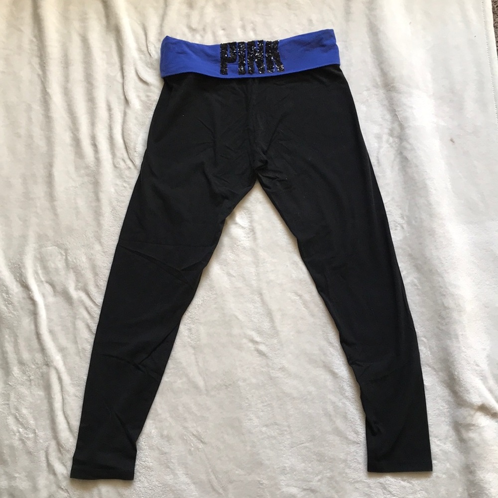 VS PINK black sequins yoga legging